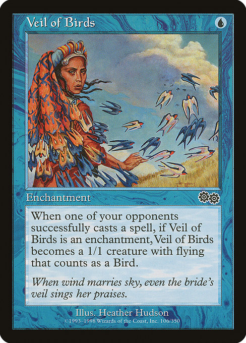 Veil of Birds highlighted card art