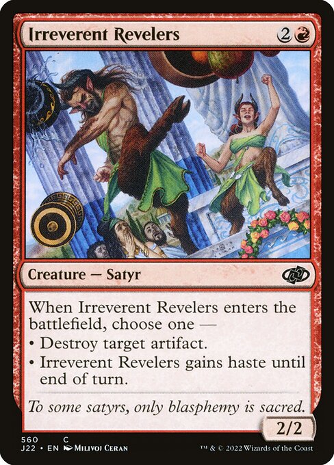 Irreverent Revelers highlighted card art