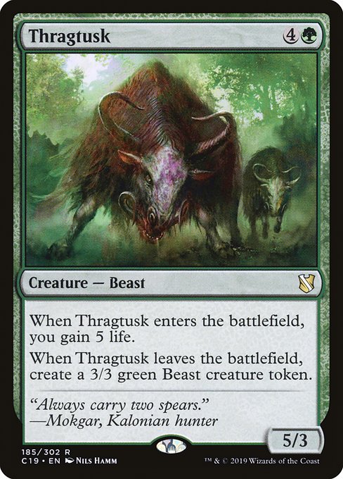 Thragtusk from Commander 2019