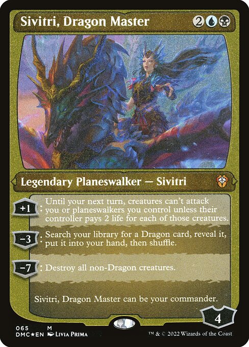 Sivitri, Dragon Master highlighted card art