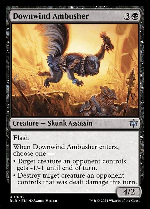 Downwind Ambusher highlighted card art
