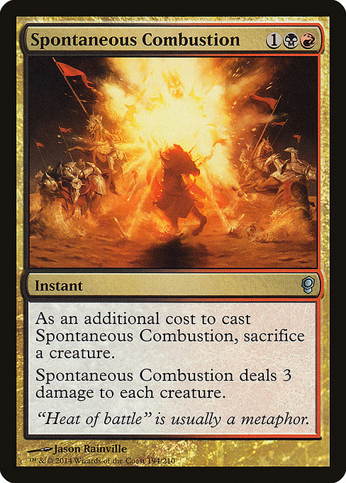 Spontaneous Combustion highlighted card art