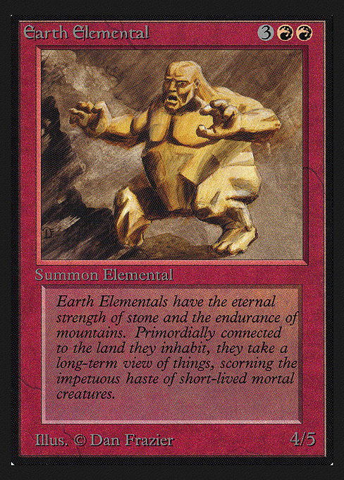 Earth Elemental from Intl. Collectors' Edition