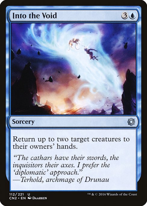 Into the Void highlighted card art
