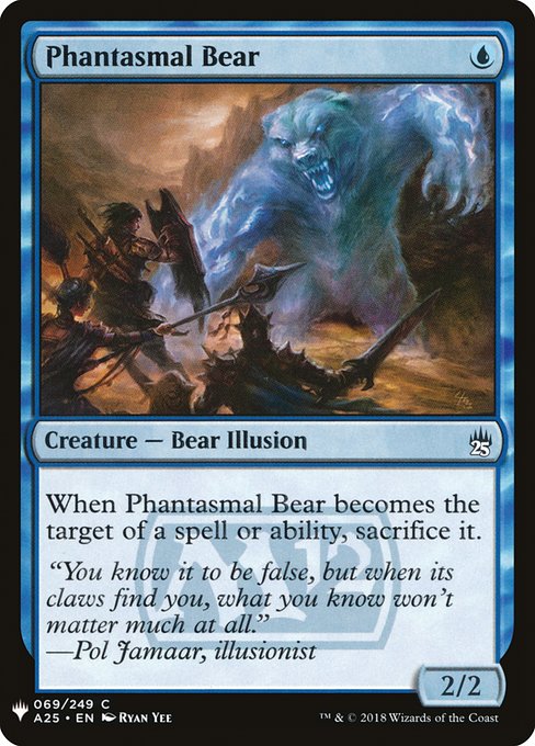 Phantasmal Bear highlighted card art