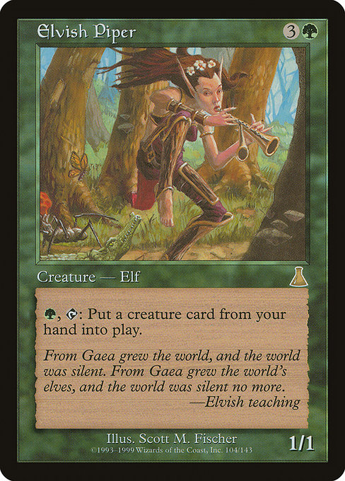 Elvish Piper from Urza's Destiny