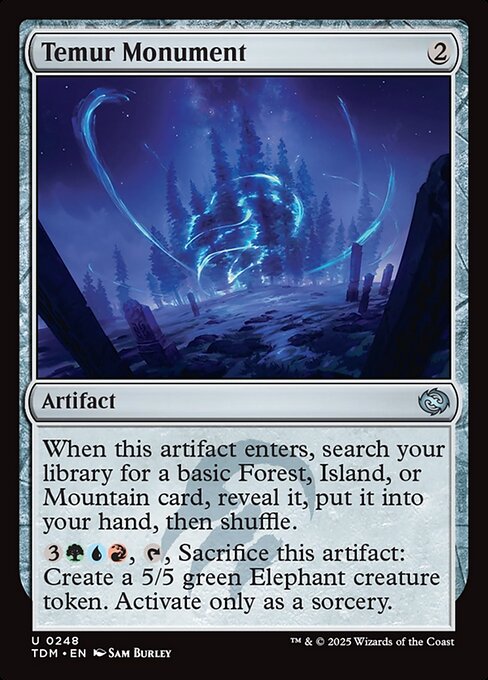 Temur Monument highlighted card art