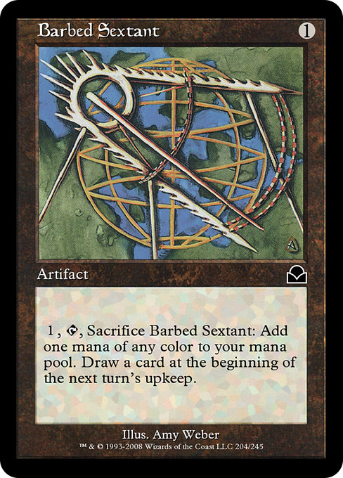 Barbed Sextant highlighted card art