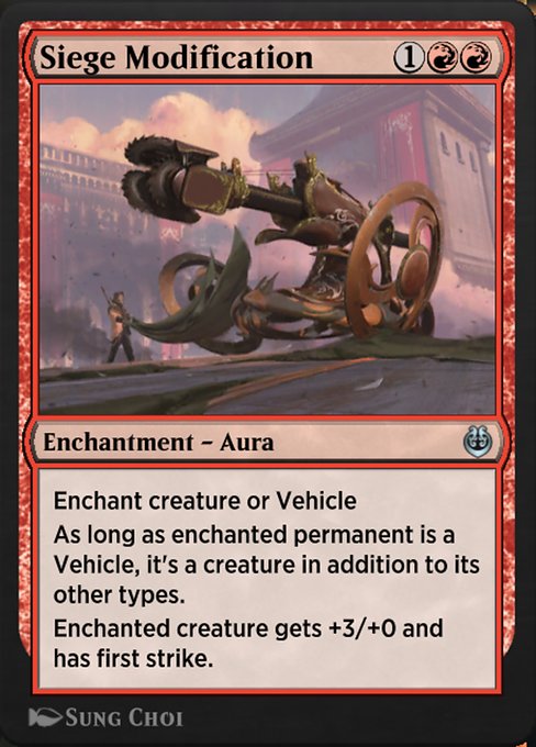 Siege Modification from Kaladesh Remastered