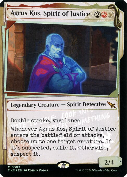 Agrus Kos, Spirit of Justice from Murders at Karlov Manor