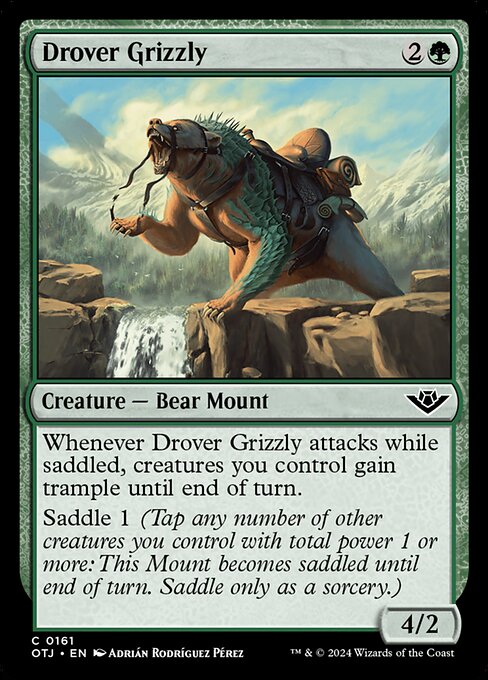 Drover Grizzly highlighted card art