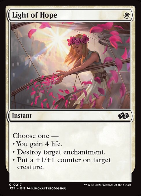 Light of Hope highlighted card art