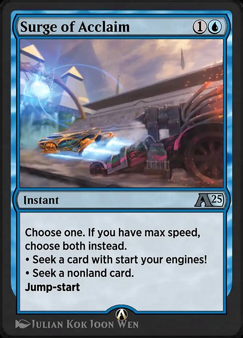 Surge of Acclaim highlighted card art