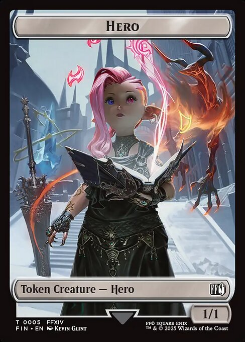 Hero from Final Fantasy Tokens