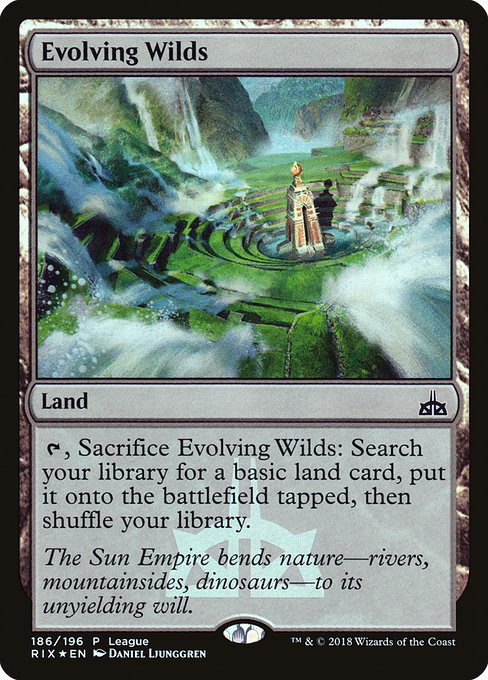 Evolving Wilds from Rivals of Ixalan Promos