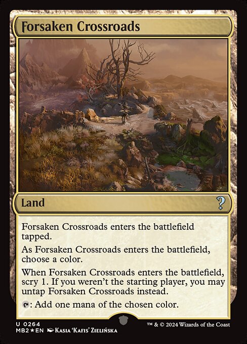 Forsaken Crossroads highlighted card art