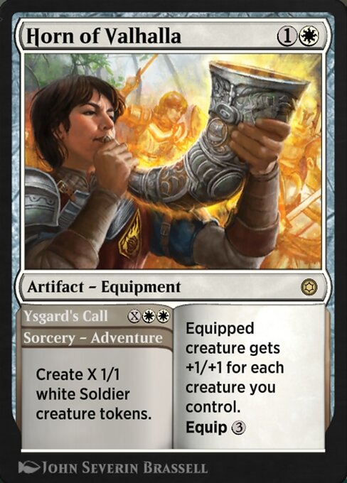 Horn of Valhalla // Ysgard's Call highlighted card art