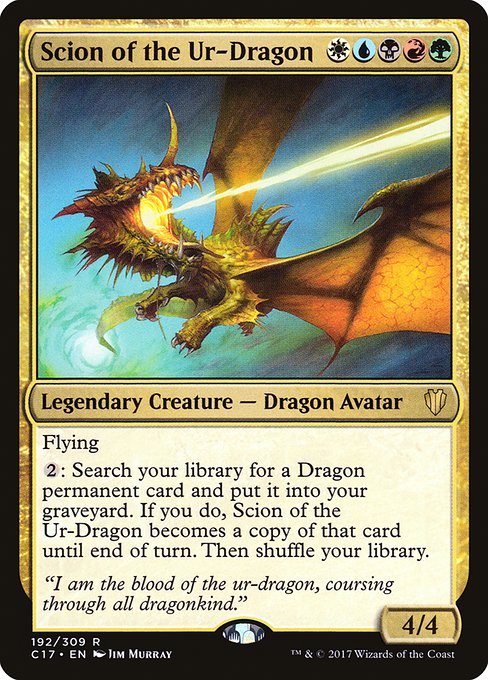 Scion of the Ur-Dragon from Commander 2017