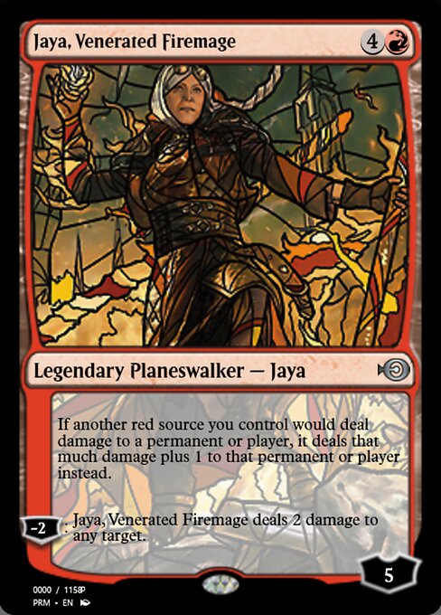 Jaya, Venerated Firemage from Magic Online Promos