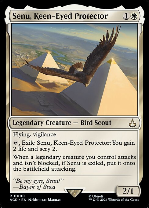 Senu, Keen-Eyed Protector highlighted card art