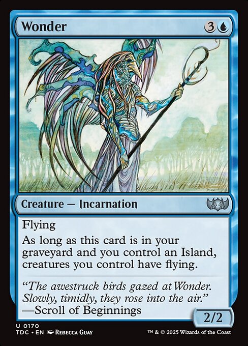 Wonder highlighted card art