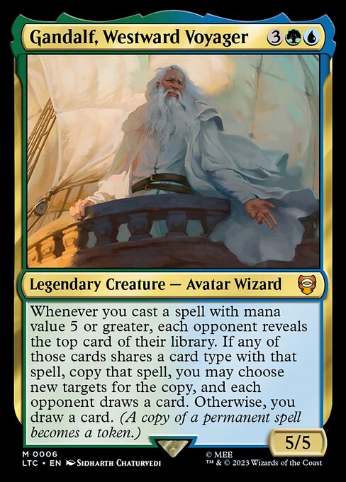 Gandalf, Westward Voyager from Tales of Middle-earth Commander