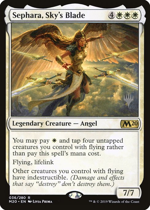 Sephara, Sky's Blade from Core Set 2020 Promos