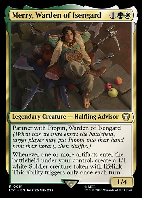 Merry, Warden of Isengard from Tales of Middle-earth Commander