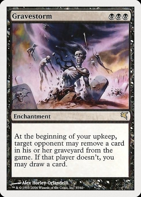 Gravestorm highlighted card art