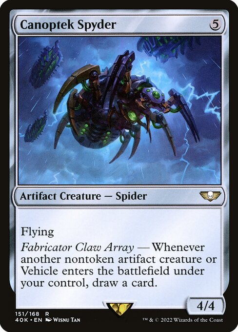 Canoptek Spyder highlighted card art