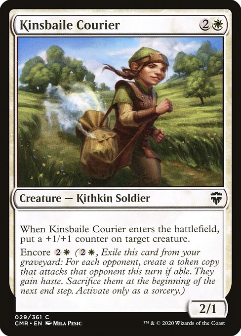 Kinsbaile Courier highlighted card art
