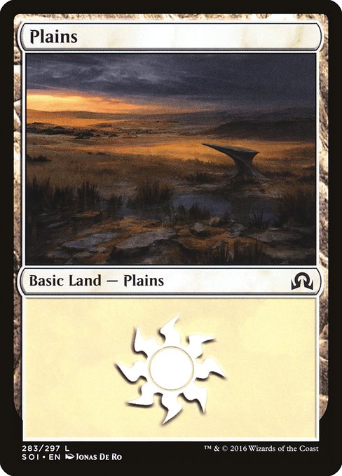 Plains from Shadows over Innistrad