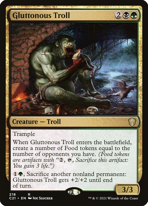 Gluttonous Troll from Commander 2021