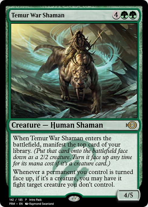 Temur War Shaman from Magic Online Promos