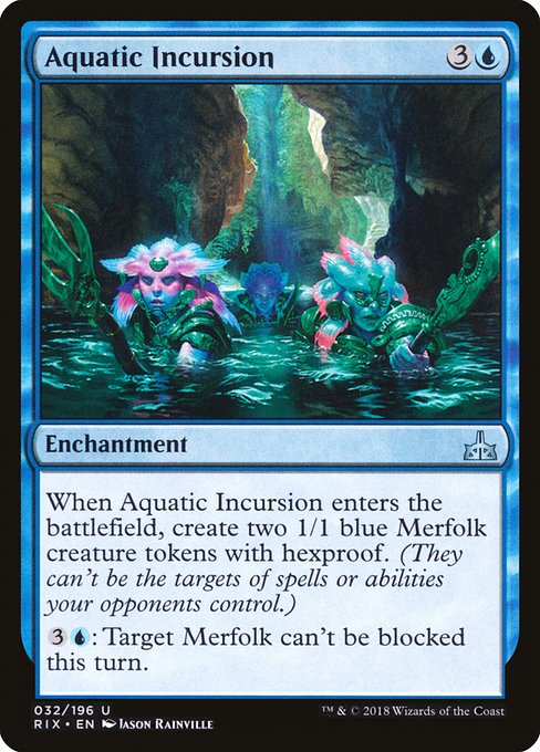 Aquatic Incursion from Rivals of Ixalan