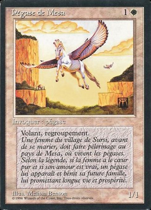 Mesa Pegasus from Foreign Black Border