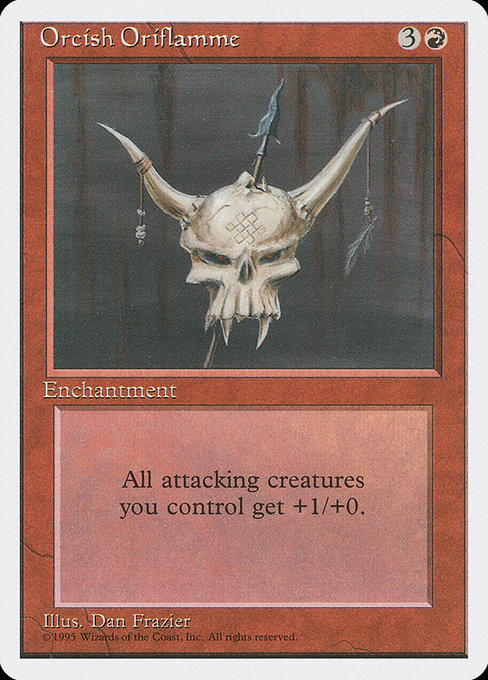 Orcish Oriflamme from Fourth Edition