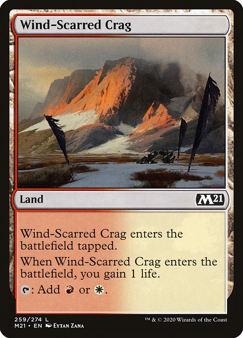 Wind-Scarred Crag from Core Set 2021