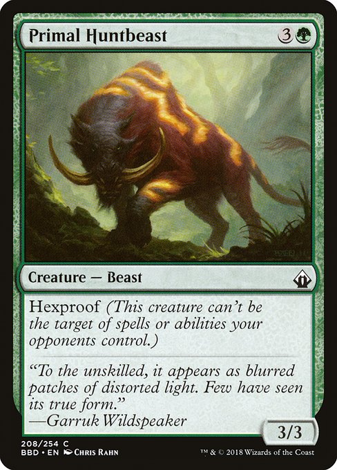 Primal Huntbeast highlighted card art