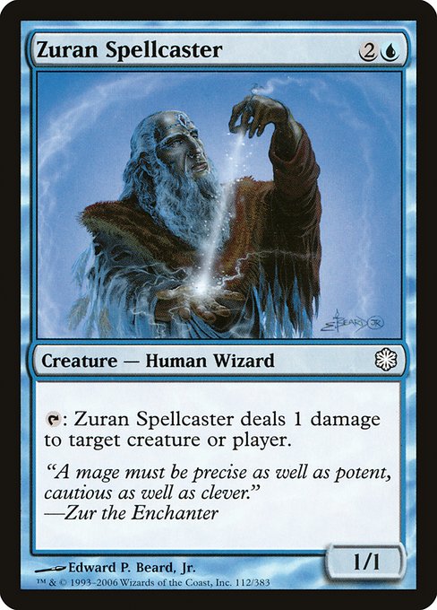 Zuran Spellcaster from Coldsnap Theme Decks