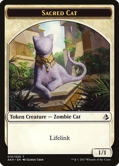 Sacred Cat highlighted card art