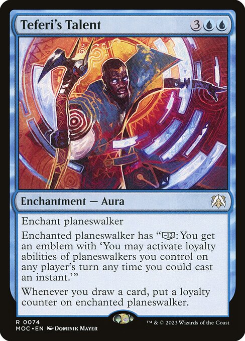 Teferi's Talent highlighted card art