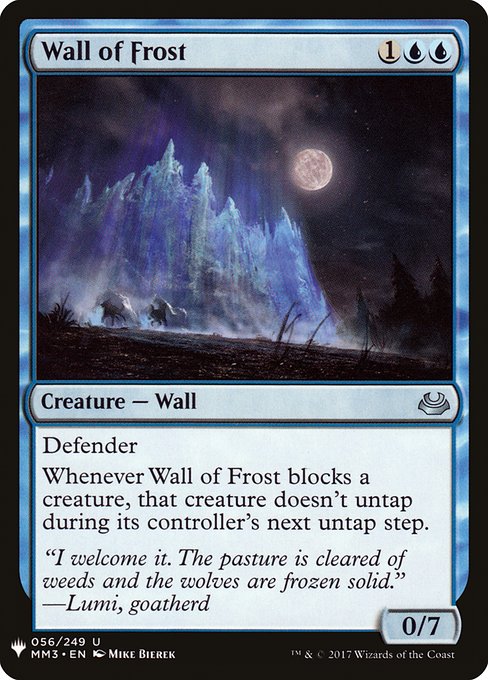 Wall of Frost highlighted card art