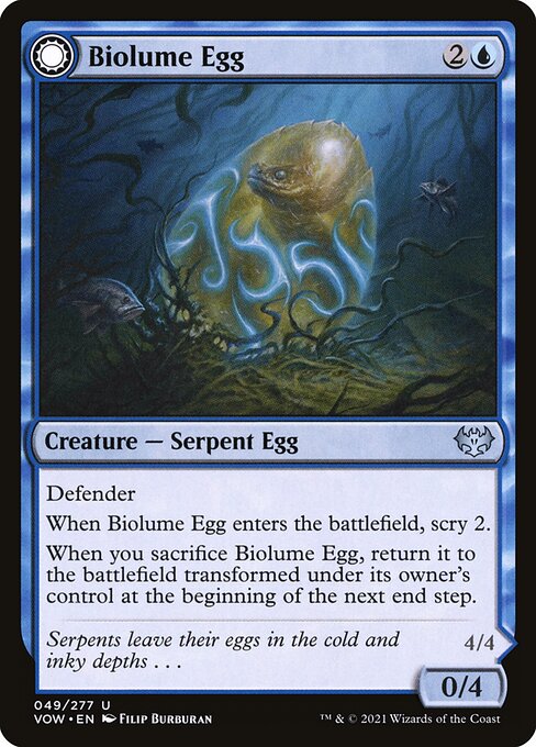 Biolume Egg // Biolume Serpent from Innistrad: Crimson Vow