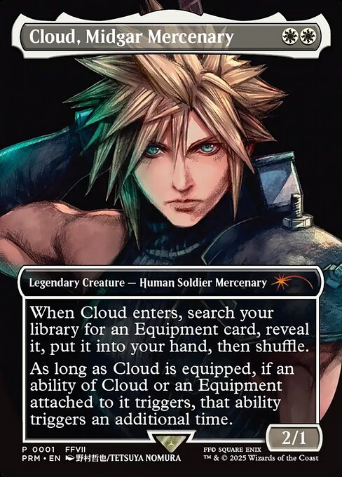 Cloud, Midgar Mercenary from Pro Tour Promos