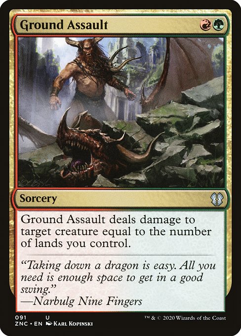 Ground Assault from Zendikar Rising Commander