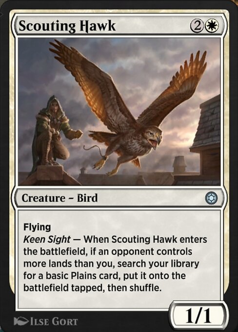 Scouting Hawk highlighted card art