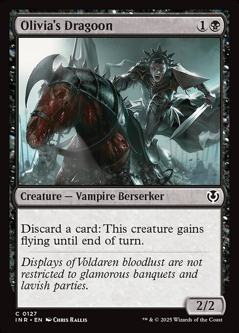 Olivia's Dragoon highlighted card art