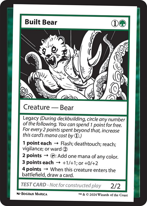 Built Bear highlighted card art