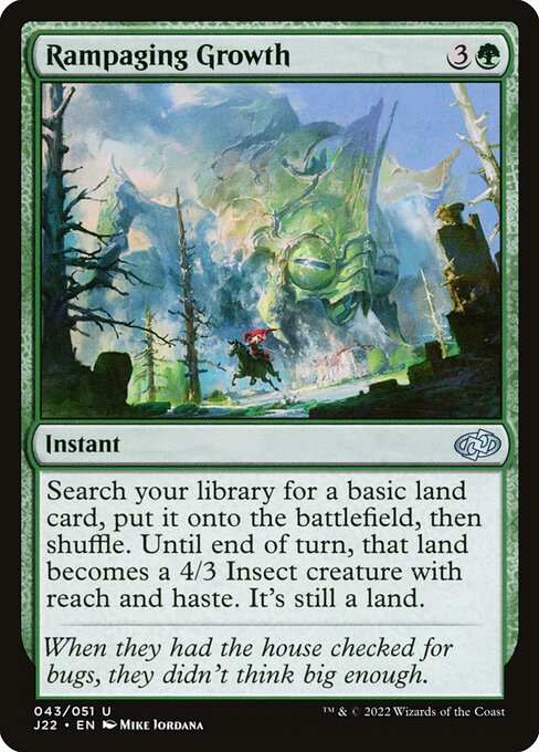 Rampaging Growth highlighted card art